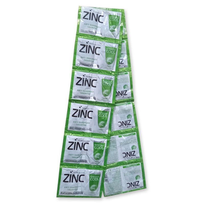 Zinc Shampoo Sachet - 12 Pcs