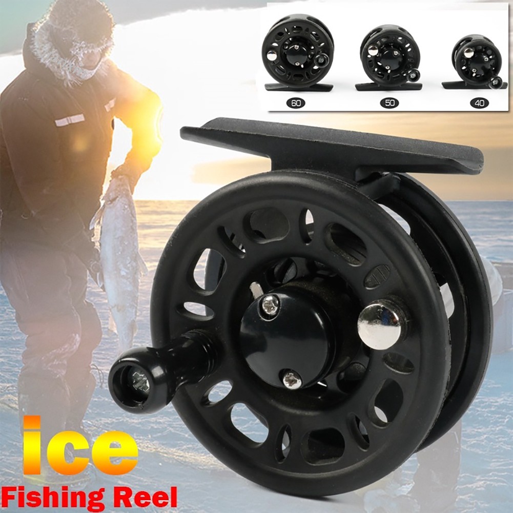 [Jianxin] 1Pc Outdoor Ice Fly Raft Fishing Accessories Plastic Reel ST 40 50 60 Wheel