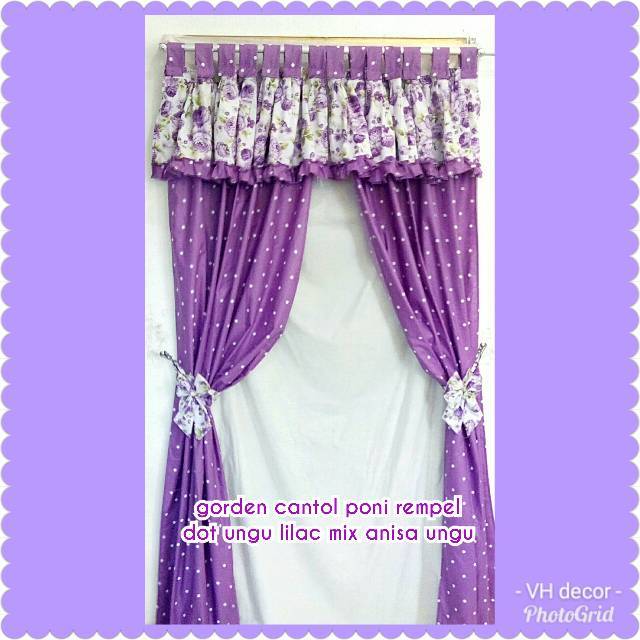  Gorden  pintu  gorden  shabby model cantol poni rempel motif 