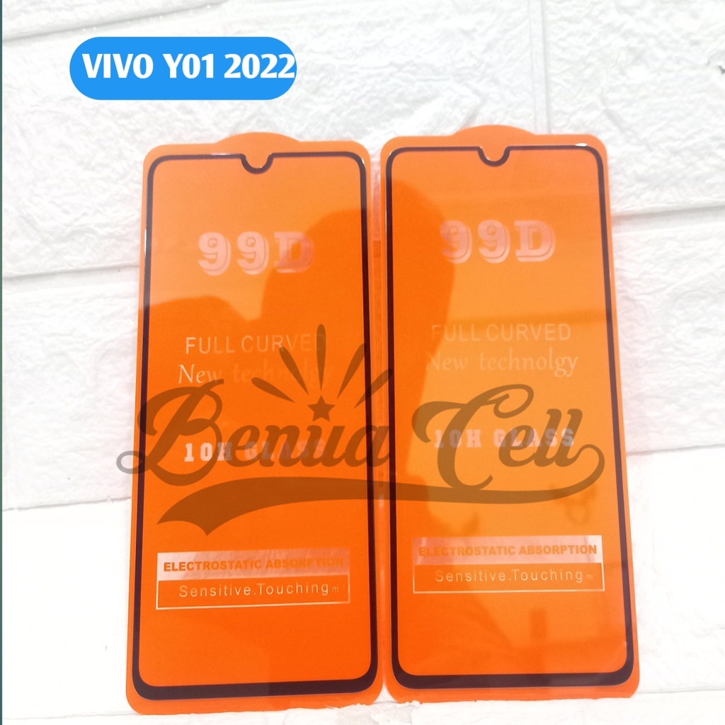 TEMPERED GLASS FULL LEM VIVO Y01 NEW 2022