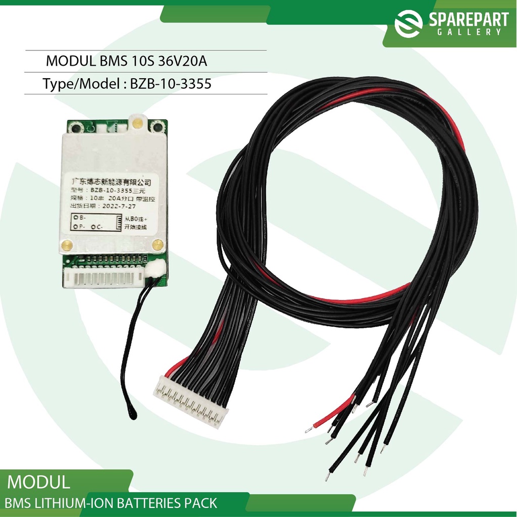 BMS Modul 10S 36V20A BMS for Ebike Lithium ion batteries pack