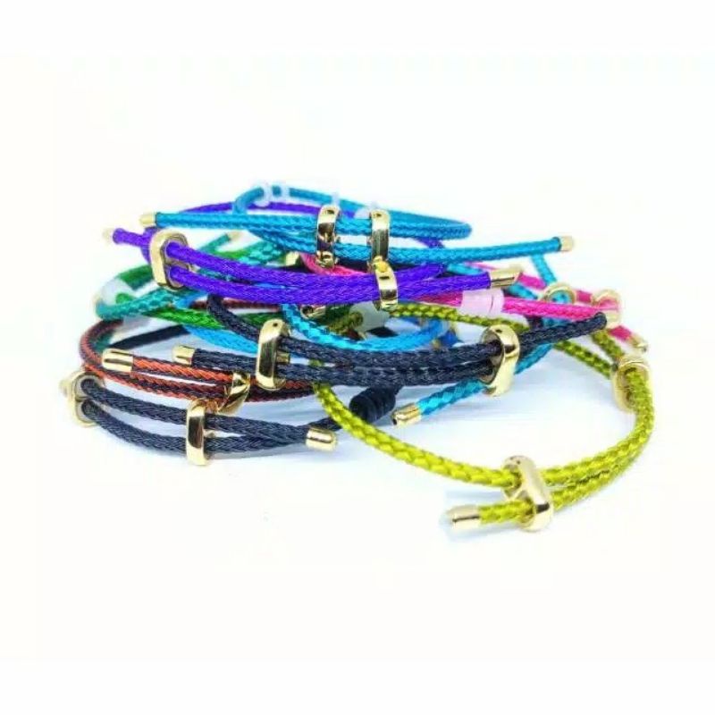 Gelang tali kawat anti air gelang tali emas gelang tali