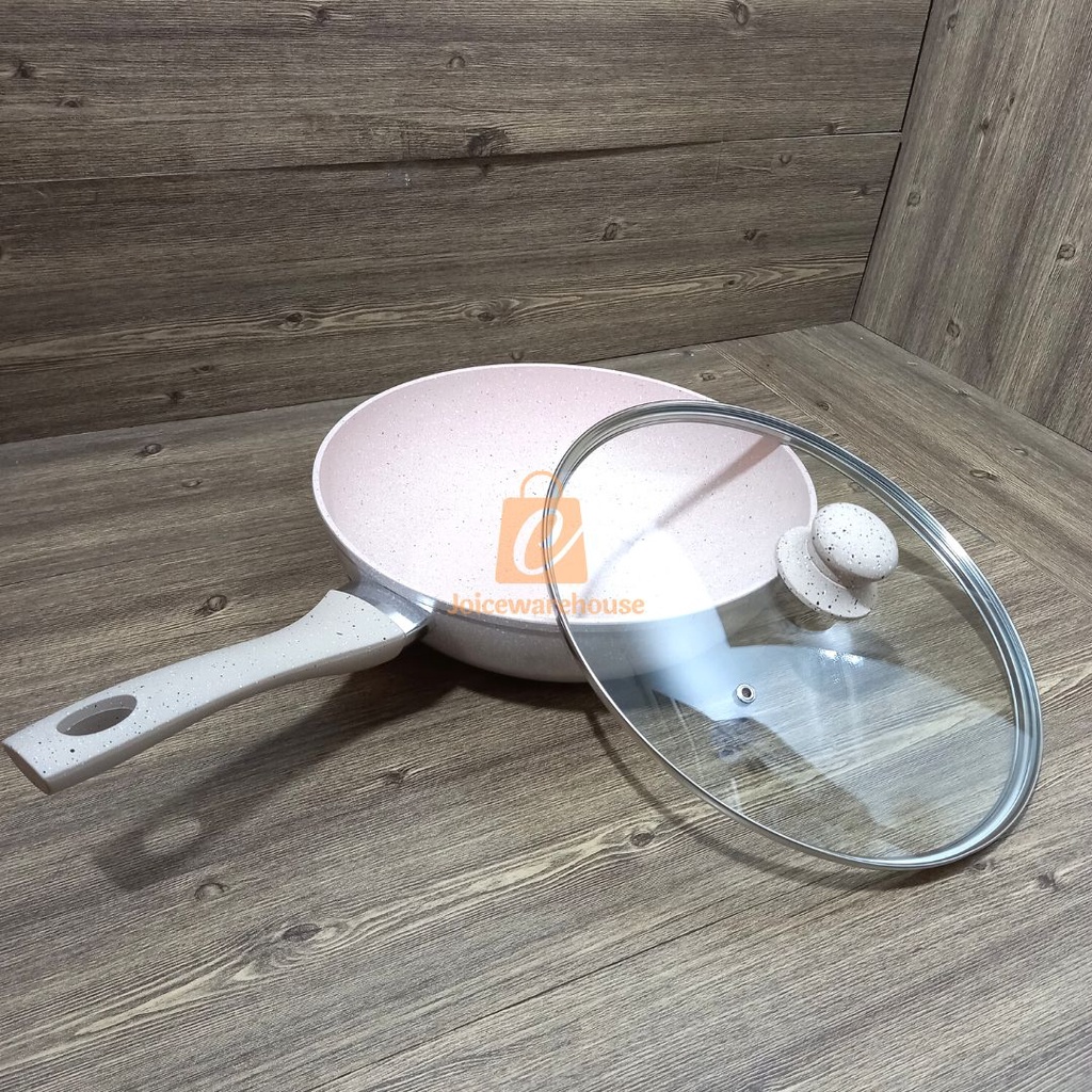 BOLDE SUPER PAN WOK 28 CM BEIGE + LID (DUS)