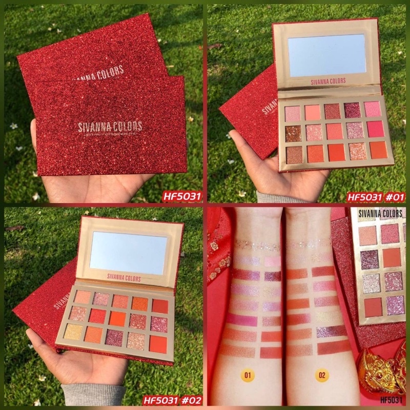 SIVANNA COLOR LUCKY PRETTY EYESHADOW PALETTE : HF5031