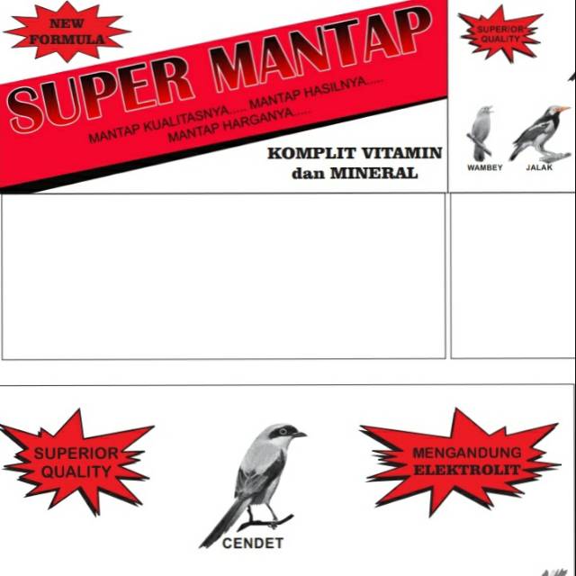 Super mantap pakan burung kesayangan