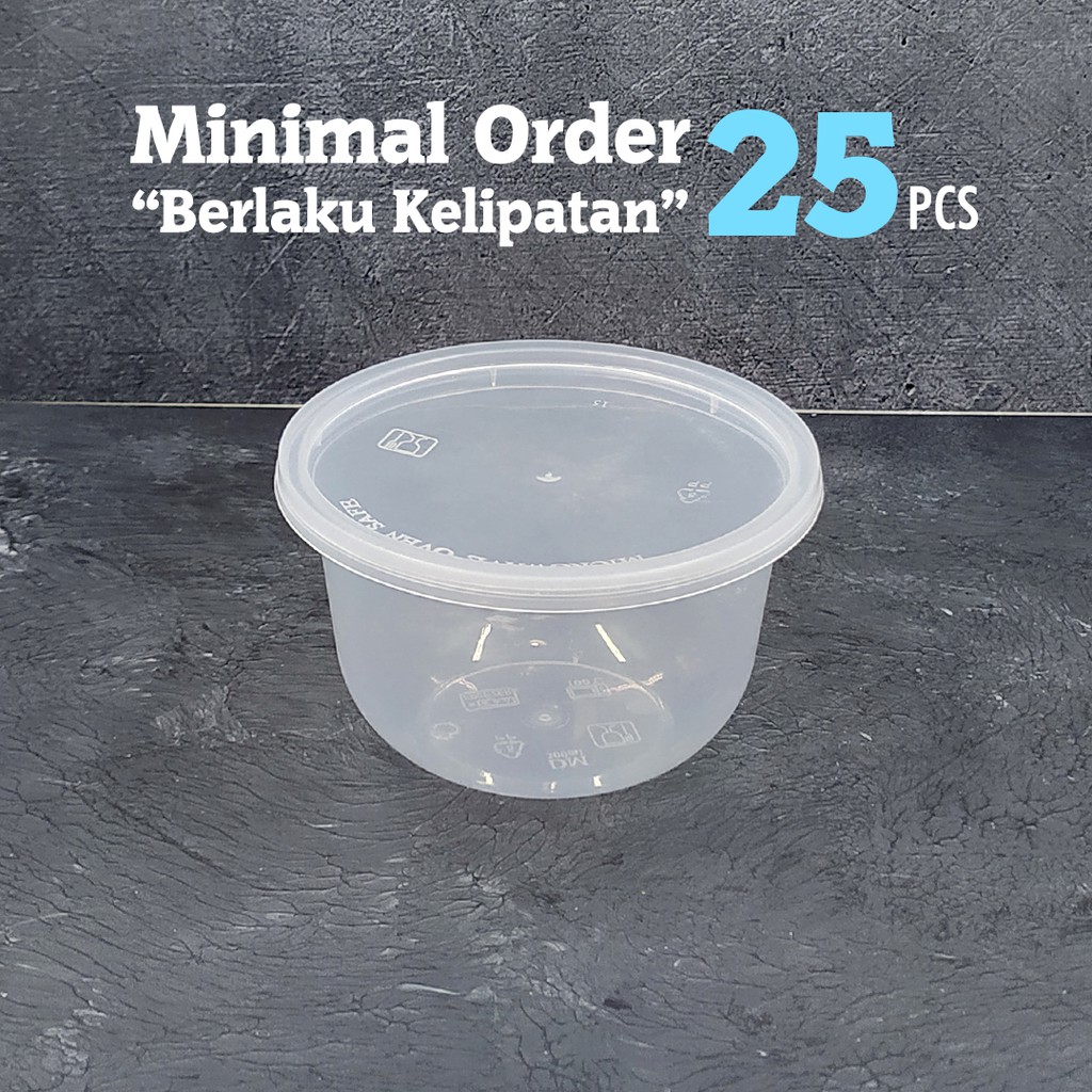 Jual Thinwall 300ml Rb Bulat Food Container Kotak Makan Plastik 300 Ml Thinwall Bandung 4624