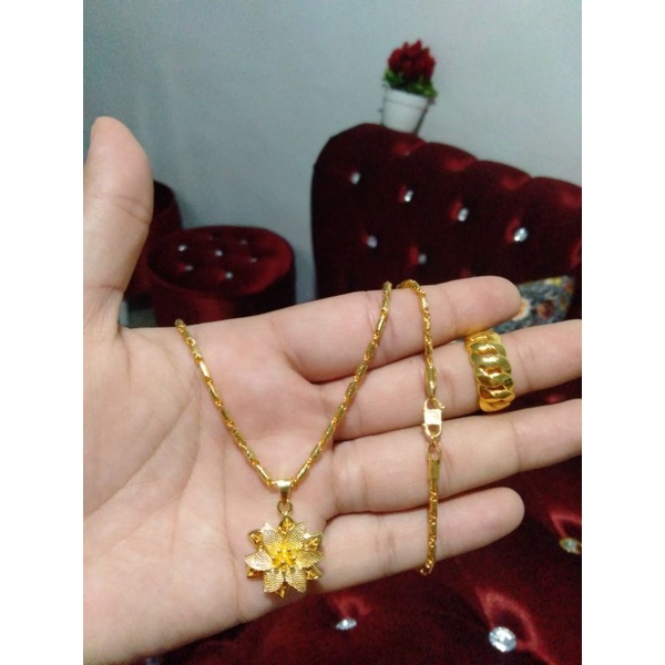 set emas 24 karat replika