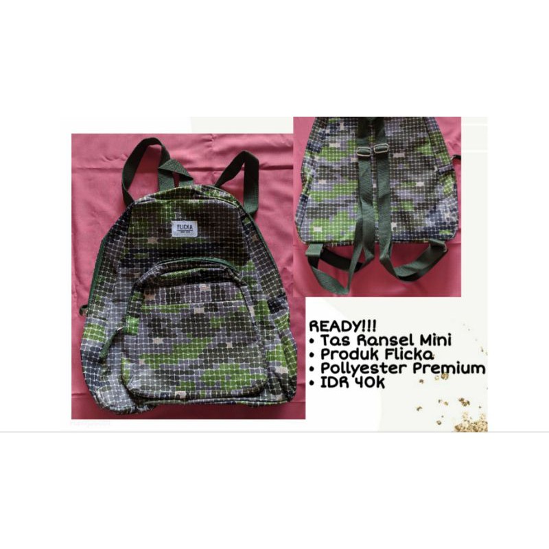 Flicka Tas Ransel Kecil