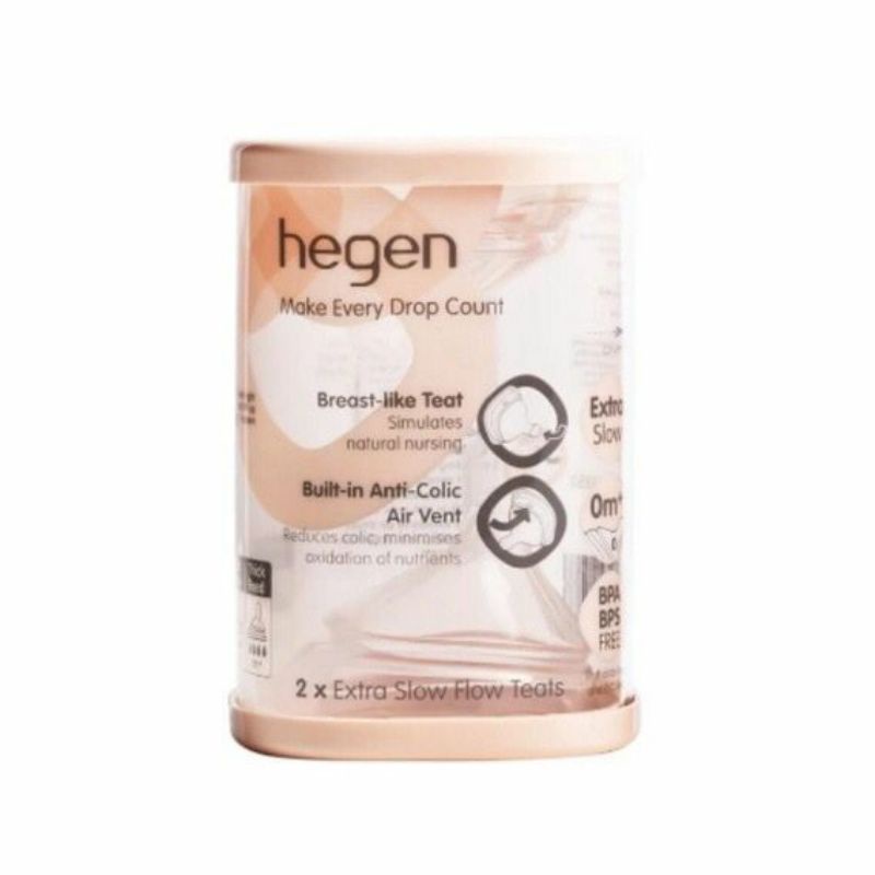 Hegen Extra Slow Flow Teats 2pcs