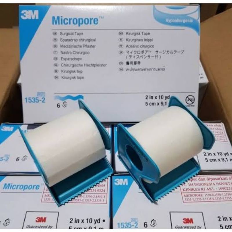 Micropore ½ inch 1 inch 2 inch / Plester 3M / Paper tipe 3M