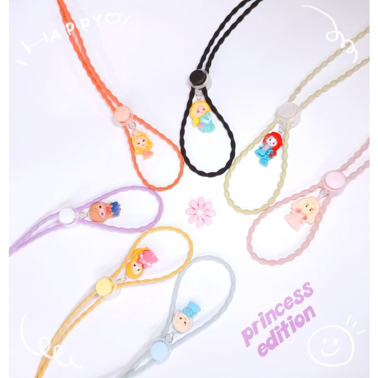 Strap Masker Hijab Anak Princess Edition Lucu Banyak Warna