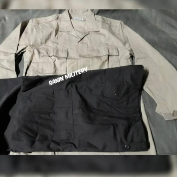 Bagus Banget.. Seragam pdl jatah Polri / Setelan baju Pdl jatah polri / baju celana pdlt / baju cela