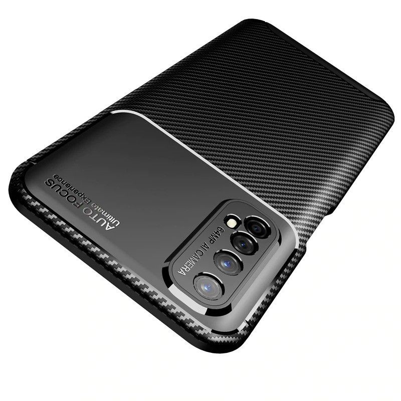 Softcase Autofokus Karbon Slim case Auto Focus Carbon REALME C2/A1k REALME C3 REALNE C11  REALME C15 REALME 5 PRO REALME 6 PRO REALME X