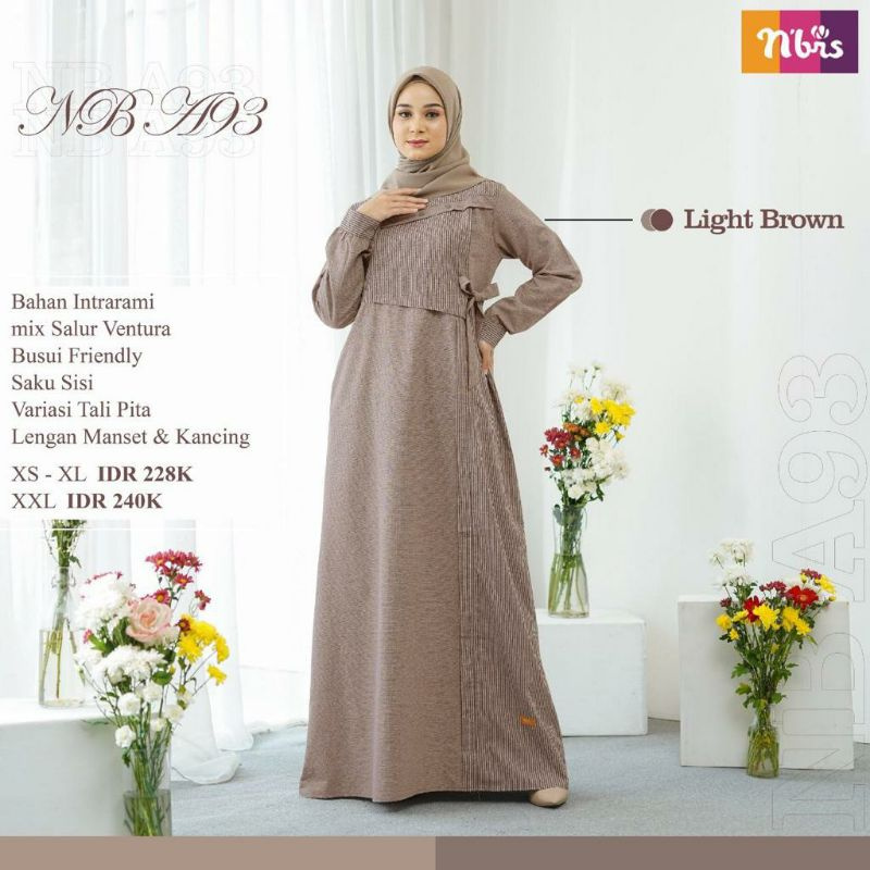 NB A93 New Gamis Nibras Original