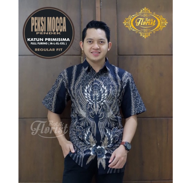 Batik Pria PEKSI MOCA Katun Full Furing Termurah