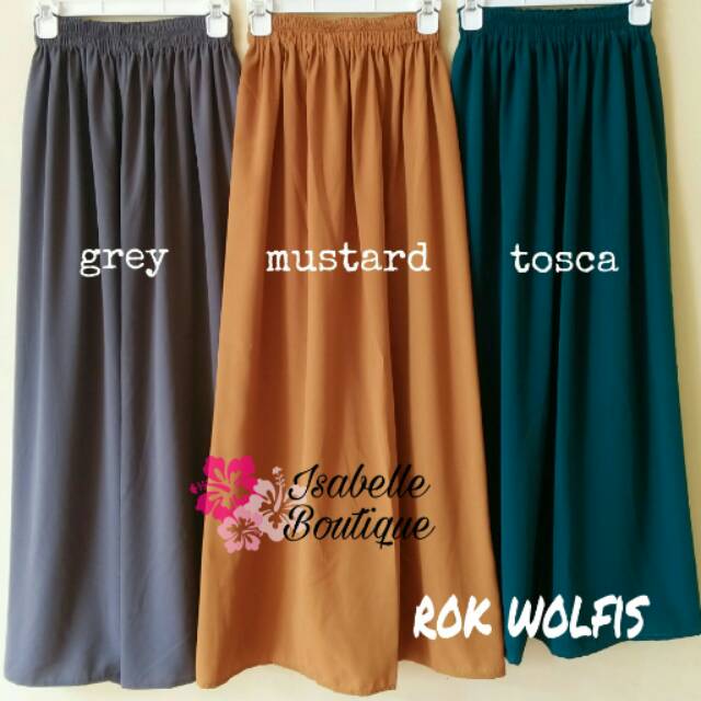 54 Rok Plisket Warna Dusty  Ide Terbaru 