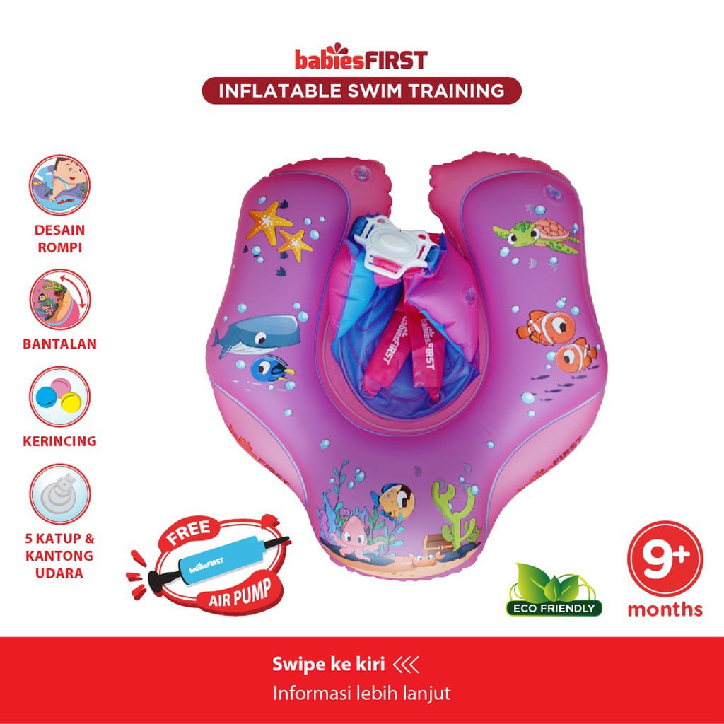 babiesFIRST inflatable swim training/pelampung