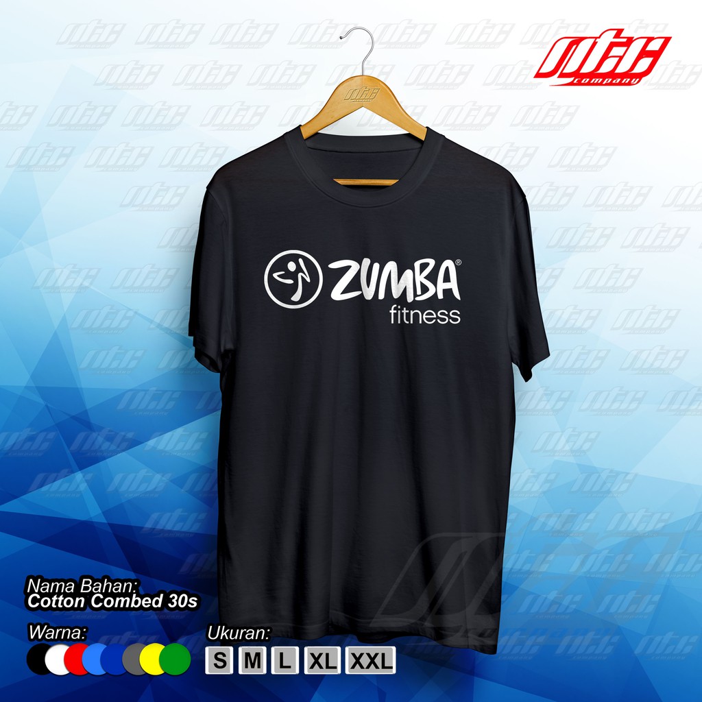 Baju Kaos T-Shirt ZUMBA FITNESS OLAHRAGA Original Terbaru - NTC Company