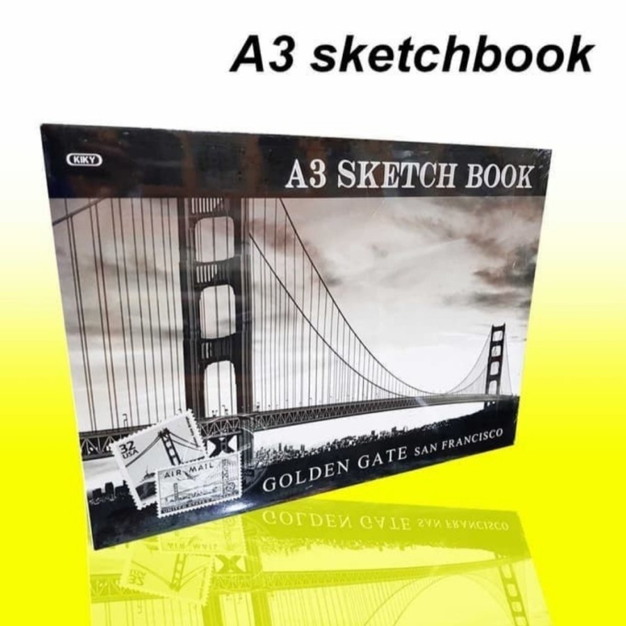 

SKETCH BOOK KIKY / BUKU GAMBAR SKETSA A3 ISI 50 LEMBAR