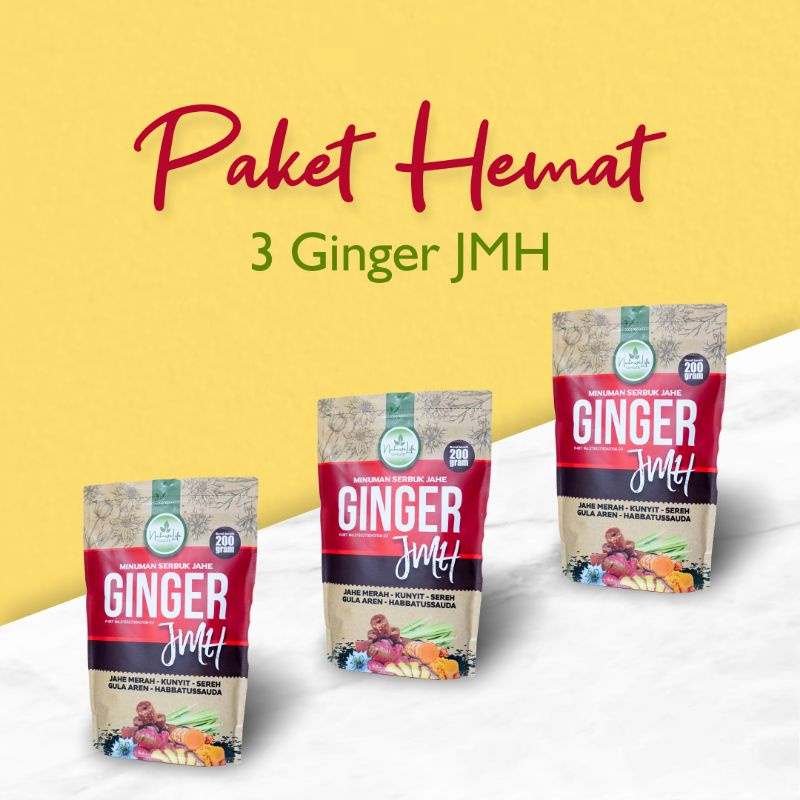 

Jahe Merah Plus Bubuk Instant Ginger Jmh (3Pouch@200gr)