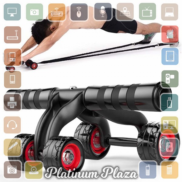 VKTECH Power Wheel Alat Fitness Roller - AD-2016A`8OWNCI-