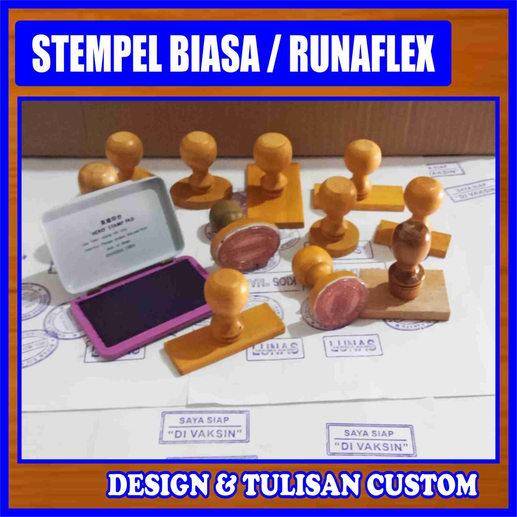 

Stempel Biasa Runaflek Stempel Gagang Kayu