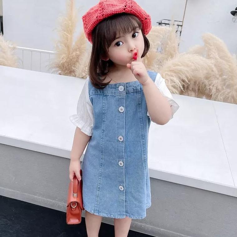 B9L6 Overall Anak 1-6 Tahun Dress Anak Perempuan Berkualitas Laris