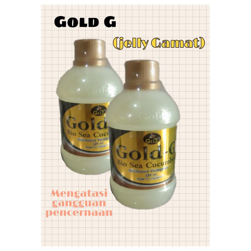 Gold G 320ml/ Jelly Gamat / Gamat tripang