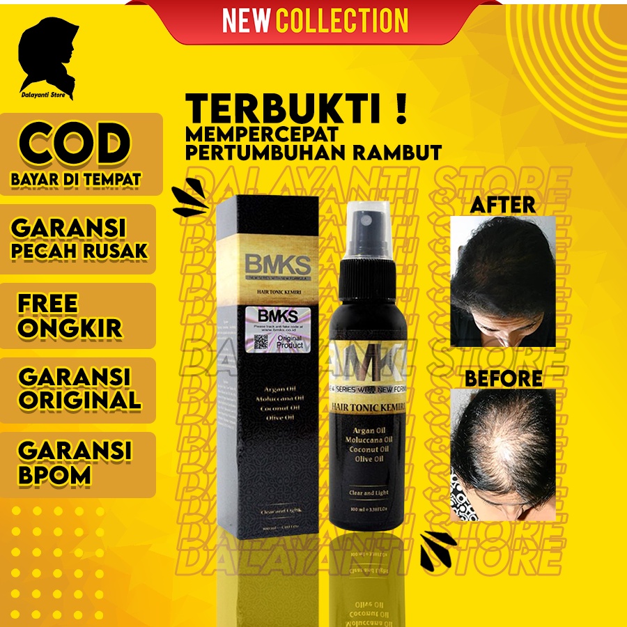 Obat Penumbuh Rambut Kemiri Perawatan Penyubur Cepat Anti Rontok Bayi Penghitam Hair Tonic Spary