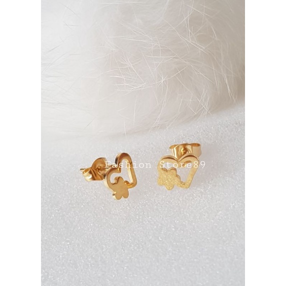 Ready Anting Tusuk Titanium Steel Antikarat Bestquality anting tusuk Gold titanium impor