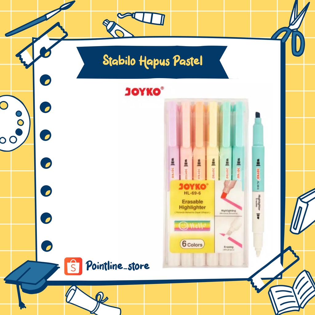 

Stabilo Hapus Pastel / Erasable Highlighter