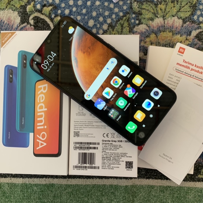Redmi 9a 3/32 grey second fullset
