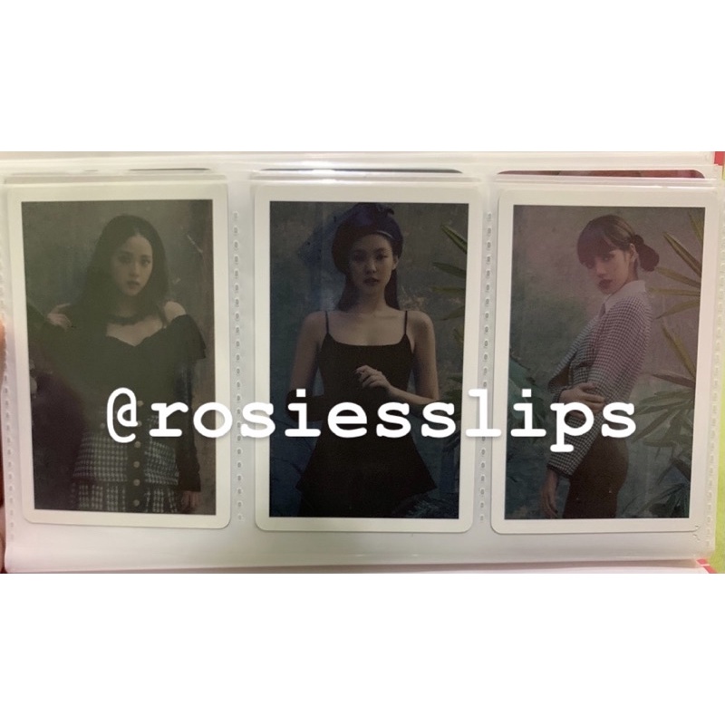 Jennie Jisoo Lisa PC Photocard