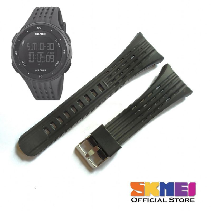 Tali strap jam tangan skmei 1219 skmei1219 sk1219 rubber karet