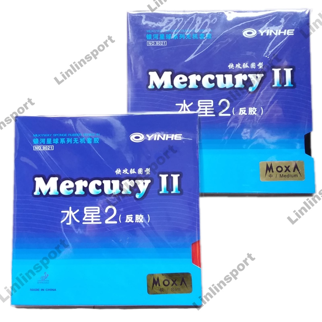 Karet Pingpong Tenis Meja YINHE HRT MILKY WAY Mercury II 100% ORI