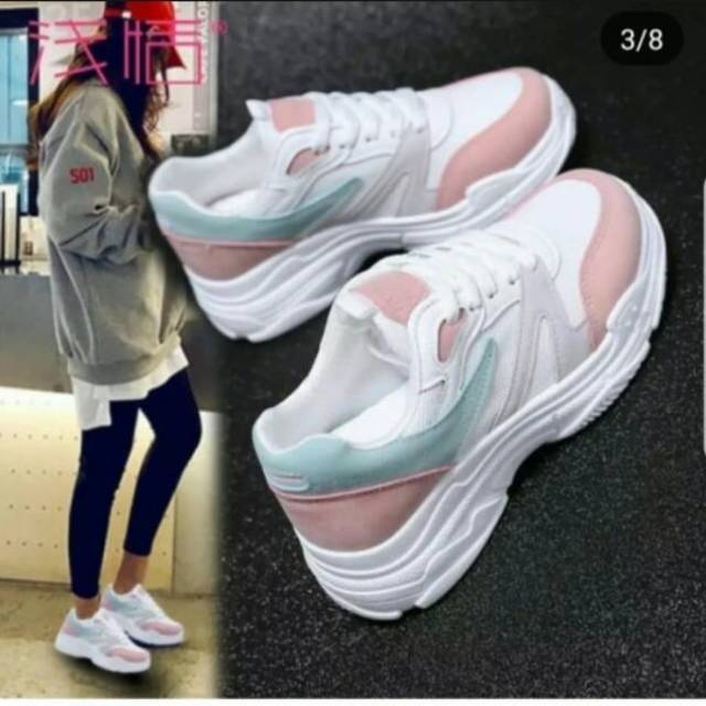 ABBUSHOES Md 919-new Sepatu Sneakers wanita-1