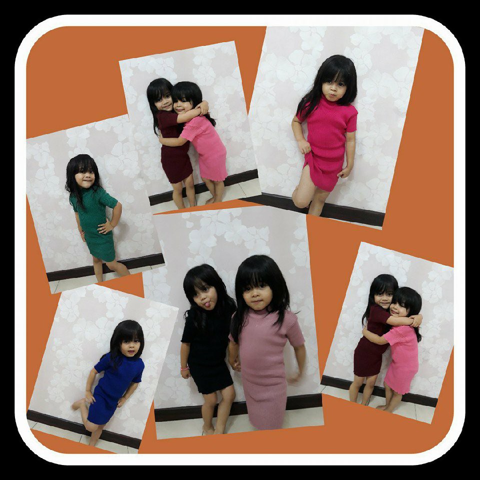 Zahrastore Dress Rajut Anak Perempuan Kalila Dress atau MEDINA dress