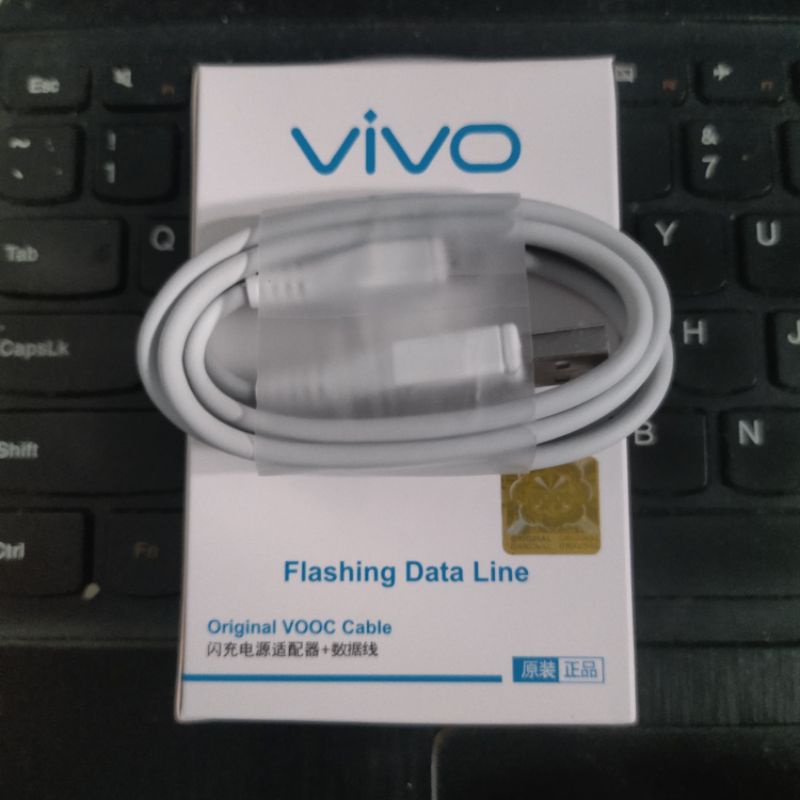 Kabel Data Vivo Original Y12, Y15, Y17, Y19, V11, V11 Pro, V15, V15 Pro 2 Ampere Fast Charging