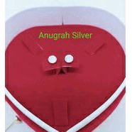 (COD)Giwang tusuk bayi &amp; anak warna rose gold mata bungkus perak asli925/silver lapisan emas kuning murni