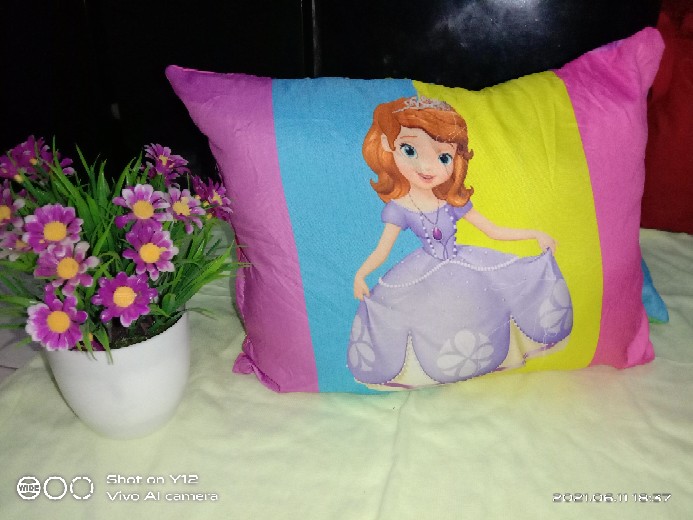 Bantal Pelangi Karakter Mc Queen/cars Bahan Polimikro