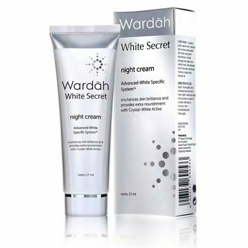 WARDAH WHITE SCREET NIGHT - DAY 17-30ML ORIGINAL 100%