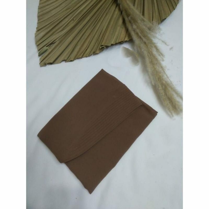 kimar kotak mini ceruty beby doll dua layar./ hijab ceruty dua layer mini beby doll prremium(beli 3 bunus ikat rambut 1)-Coksu