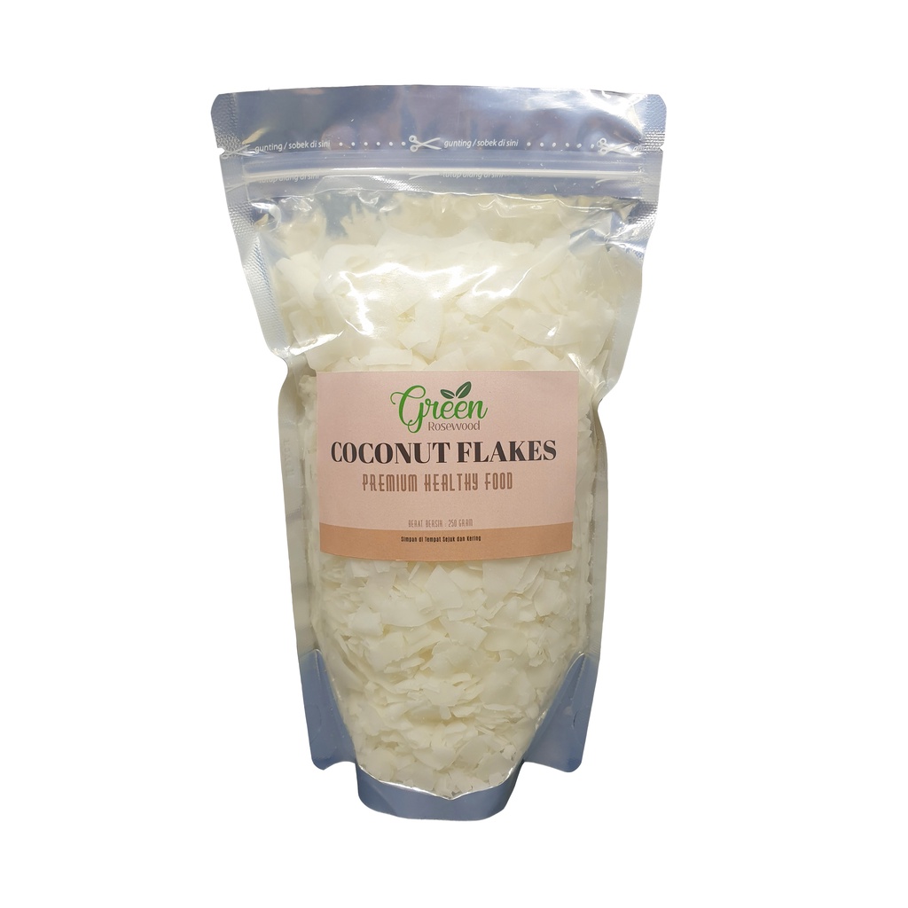 

COCONUT FLAKES 250 GRAM - KELAPA SERUT KERING 250 GR - COCONUT FLAKE