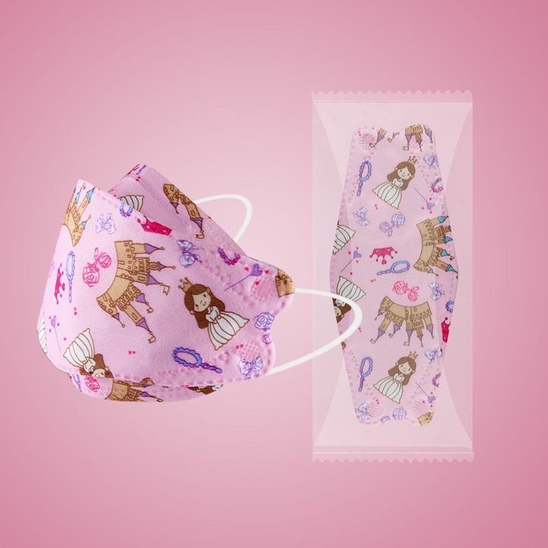 Masker Bayi Batita 0-3 Tahun Model KF94 4 Lapisan Packaging Per PCS