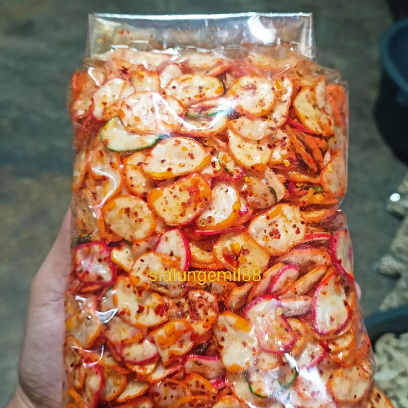 

Seblak kerupuk pedas extra daun jeruk 500gr
