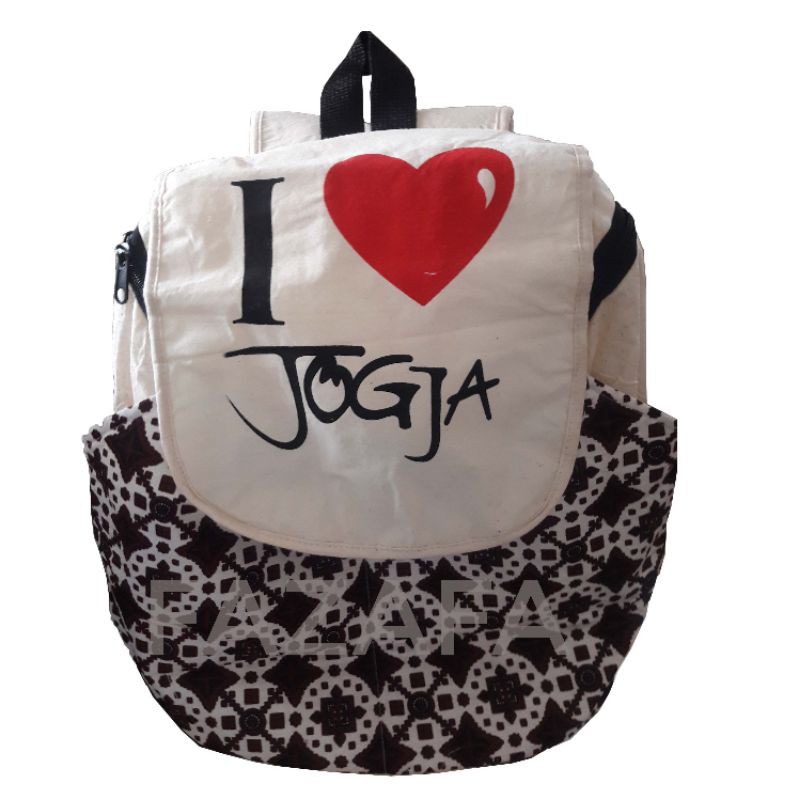 Tas ransel tas gendong tas batik jogja