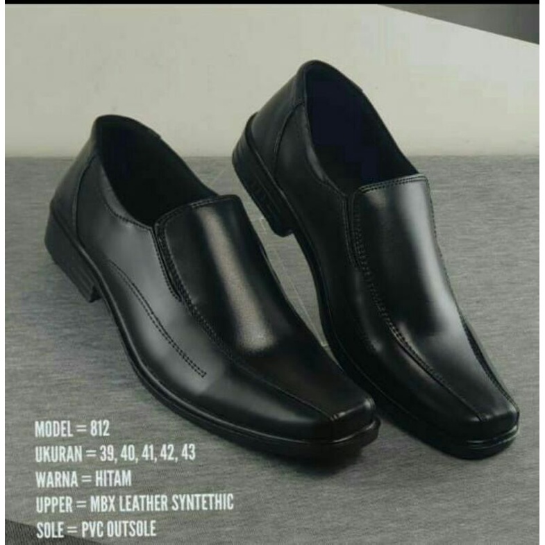 Sepatu Pantofel Pria Pantofel Hitam Pria Sepatu Pantopel Fantofel Kerja Kantor Kulit Pria