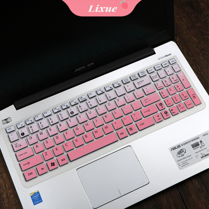 Lixue Pelindung Keyboard Silikon 15.6 &quot;Untuk Asus X541U X554L X541N A556U A555L S5 / S7 Vs / Vt / Vm / Gl502