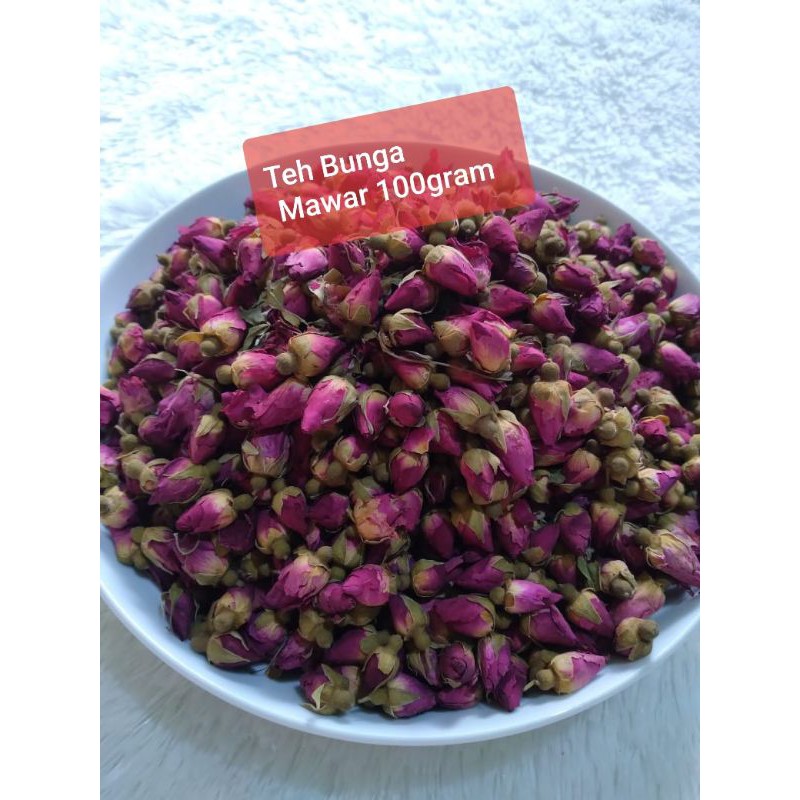 

Teh Bunga Mawar kering 100gr/ Dried Rose Buds Flower Tea