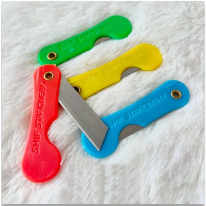 

[ADN] SILET LIPAT Pemes Cutter Mini Pisau Saku Pensil Knife